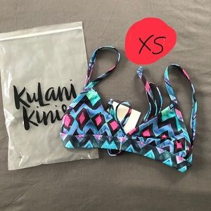 kulani Kinis bikini triangle top geometric tribe